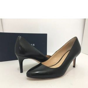 Cole Haan Pump 65 Black Leather Heels Pumps